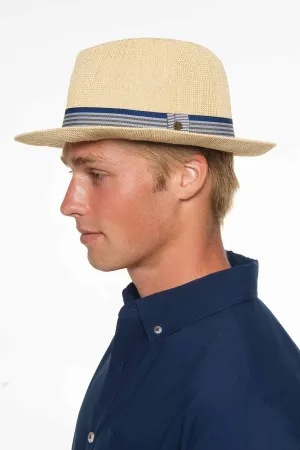 1st Street Men's Classic Poly Knit Fedora | Natural