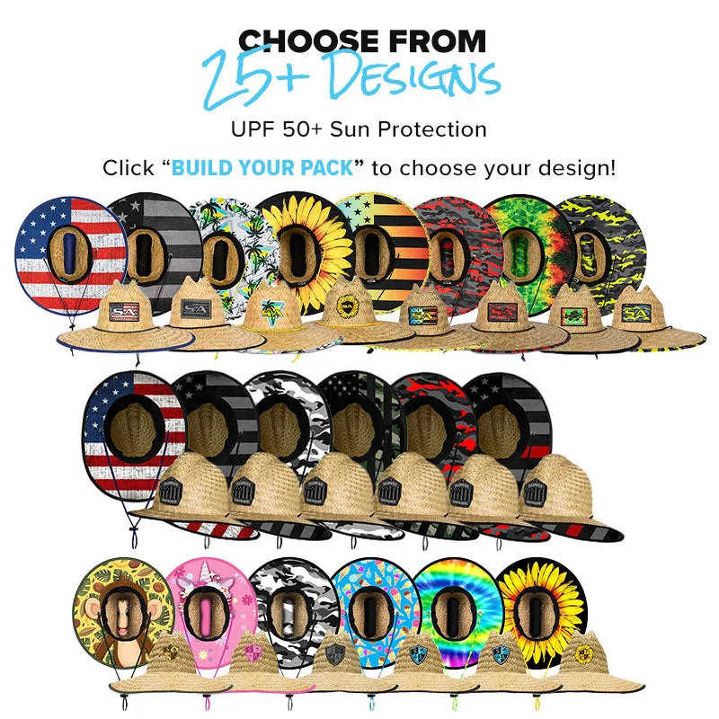 2 STRAW HATS FOR $60