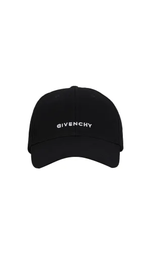 4G Embroidered Baseball Cap - Black