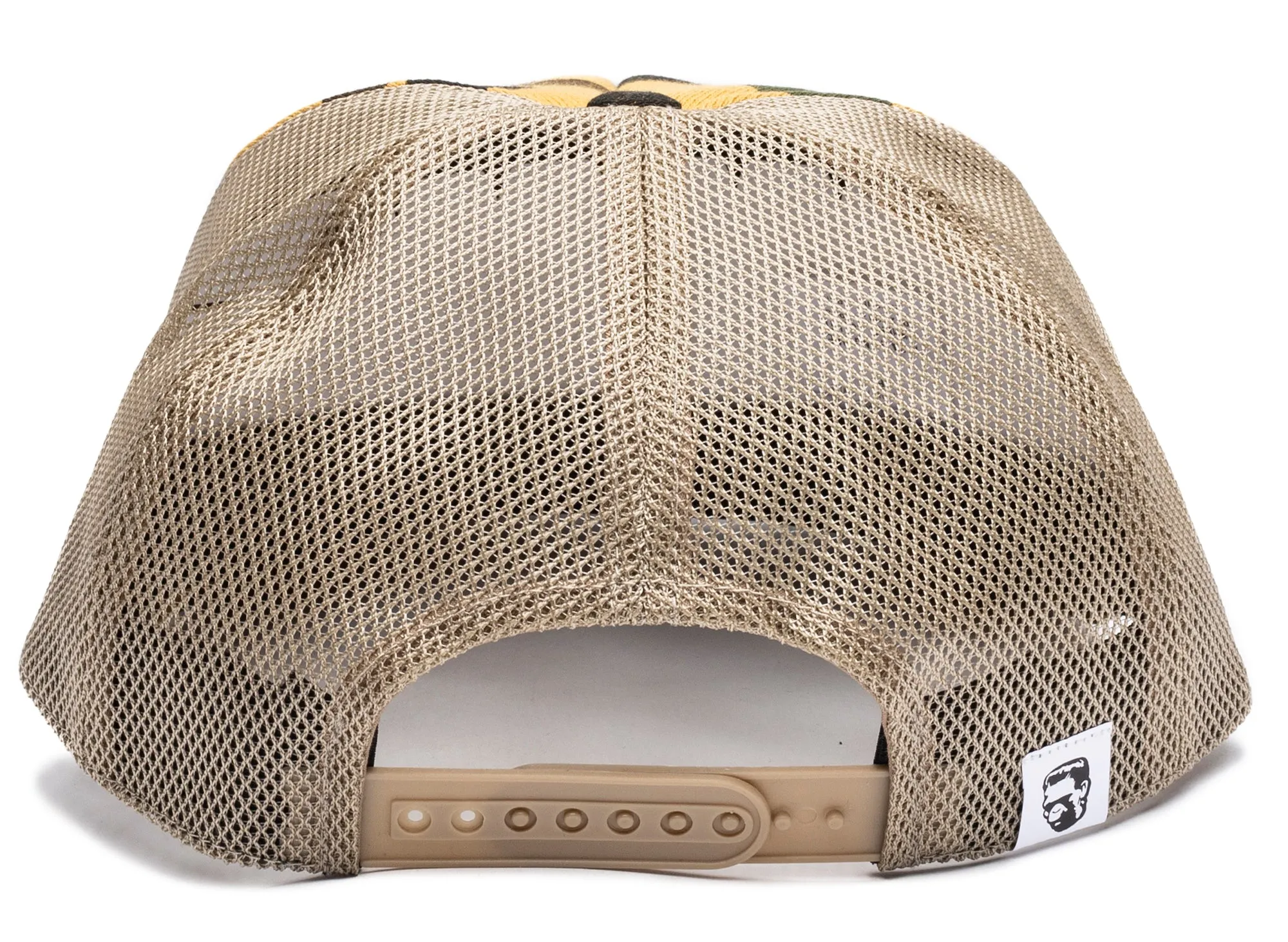A Bathing Ape 1st Camo Shark Mesh Cap in Yellow
