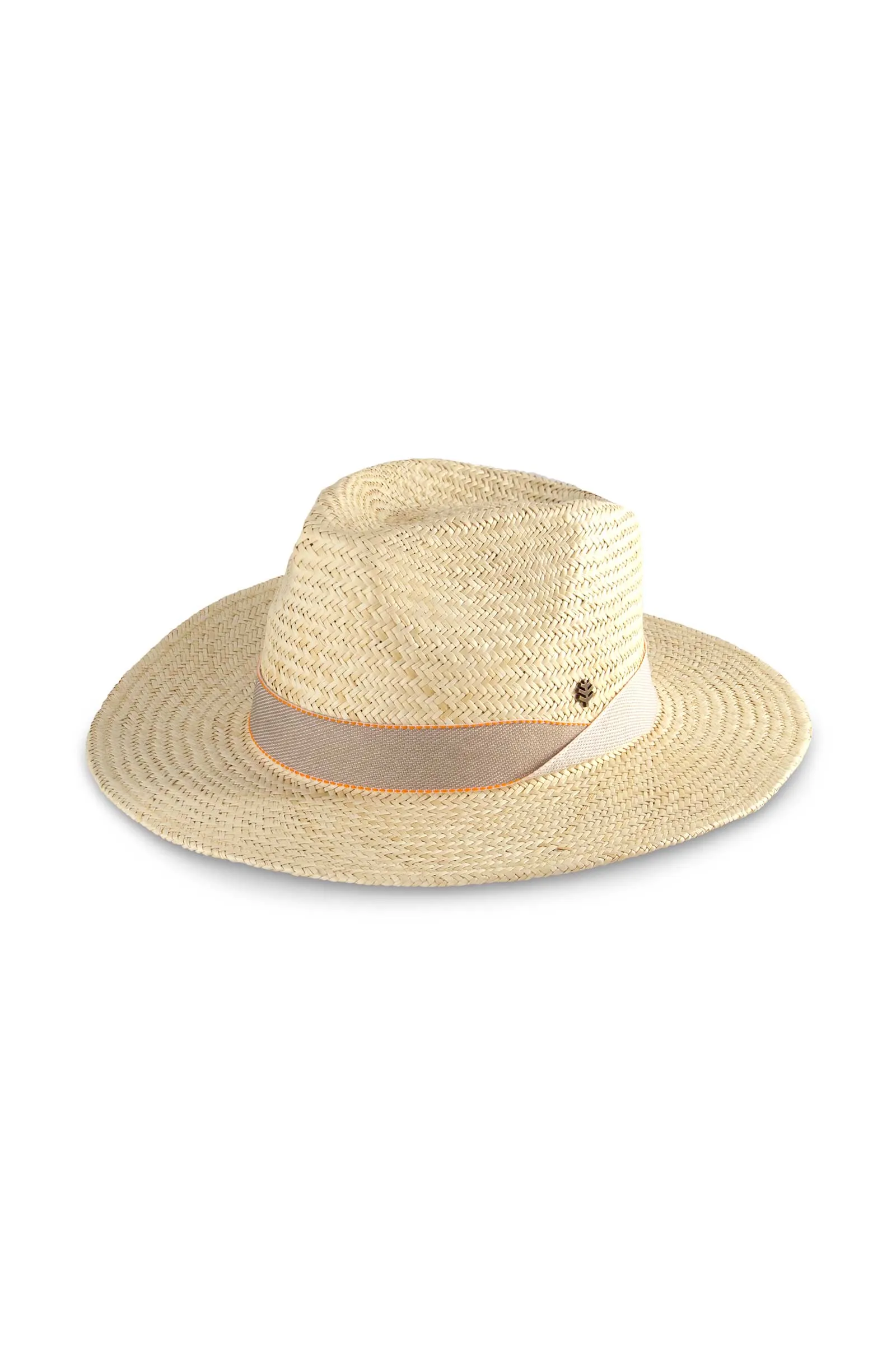 Abaco Palm Straw Pinch Front Fedora  | Natural