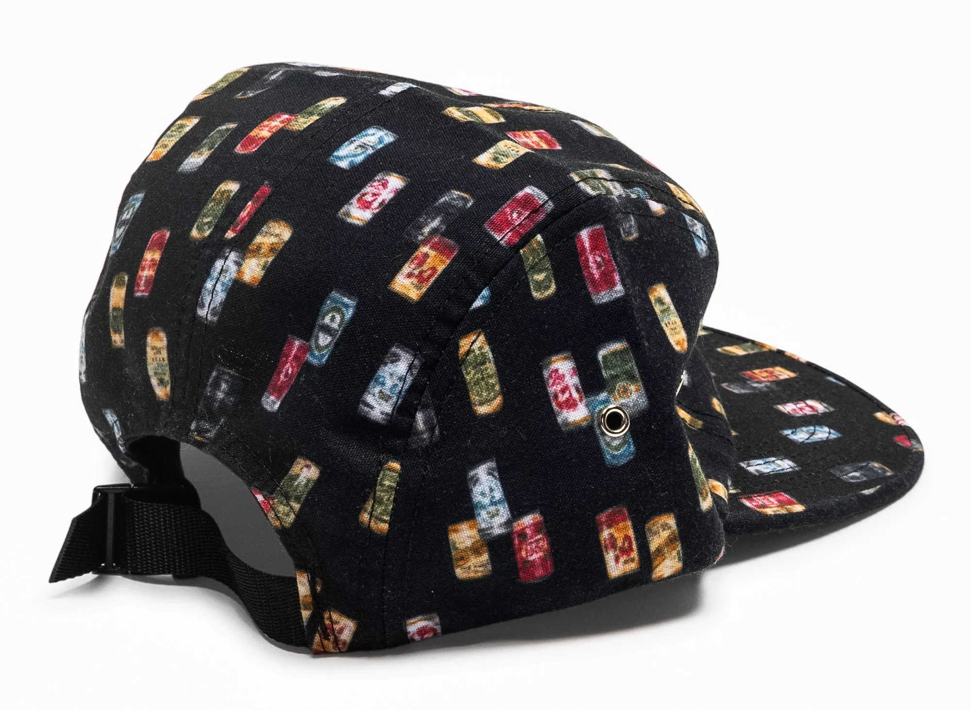 Acapulco Gold Built to Fit AOP Strapback Hat in Black xld