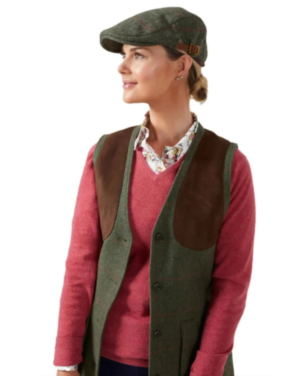 Alan Paine Combrook Adjustable Tweed Cap Clearance