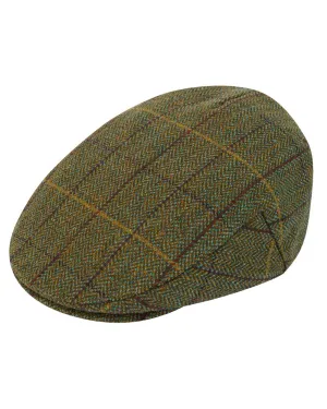 Alan Paine Rutland Waterproof Tweed Flat Cap Clearance