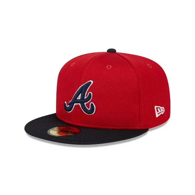 Atlanta Braves New Era Red/Navy 2025 Spring Training 59FIFTY Fitted Hat