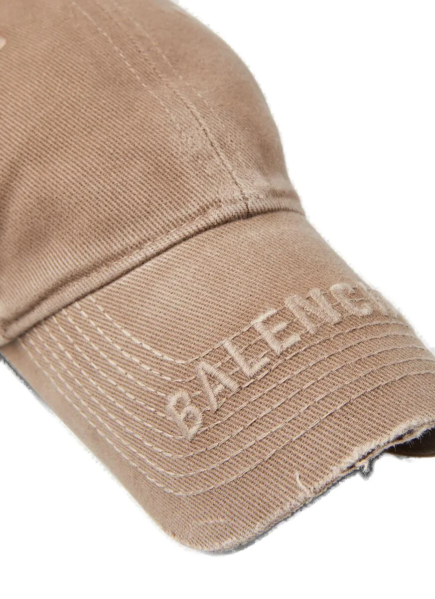 Balenciaga Logo Embroidered Baseball Cap