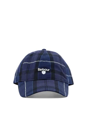 Barbour Logo Embroidered Tartan Print Cap