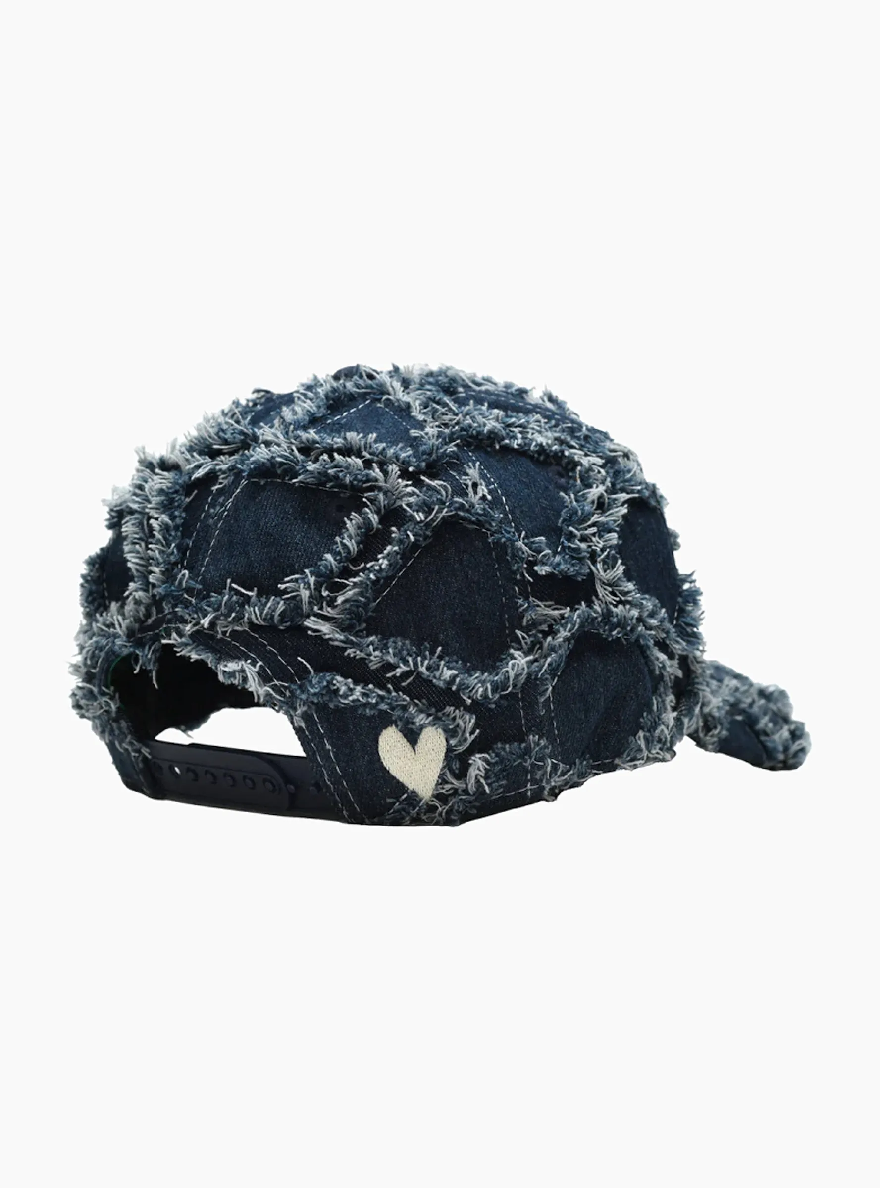 b.E Hat Navy Diamond Denim