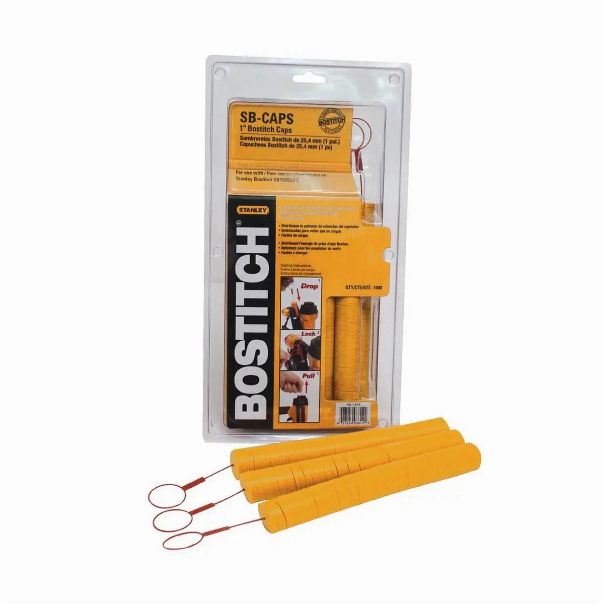 BOSTITCH SB-CAPS 1000 Caps for Cap Stapler and Nailer