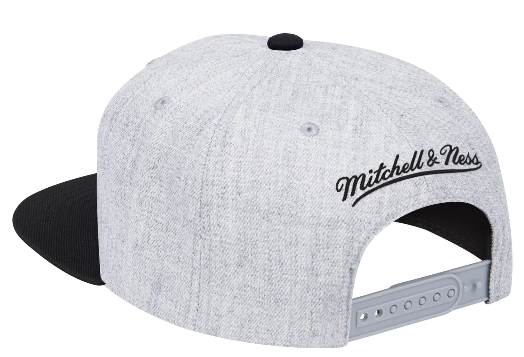 Brooklyn Nets Mitchell & Ness Grey Black Pop Snapback Hat