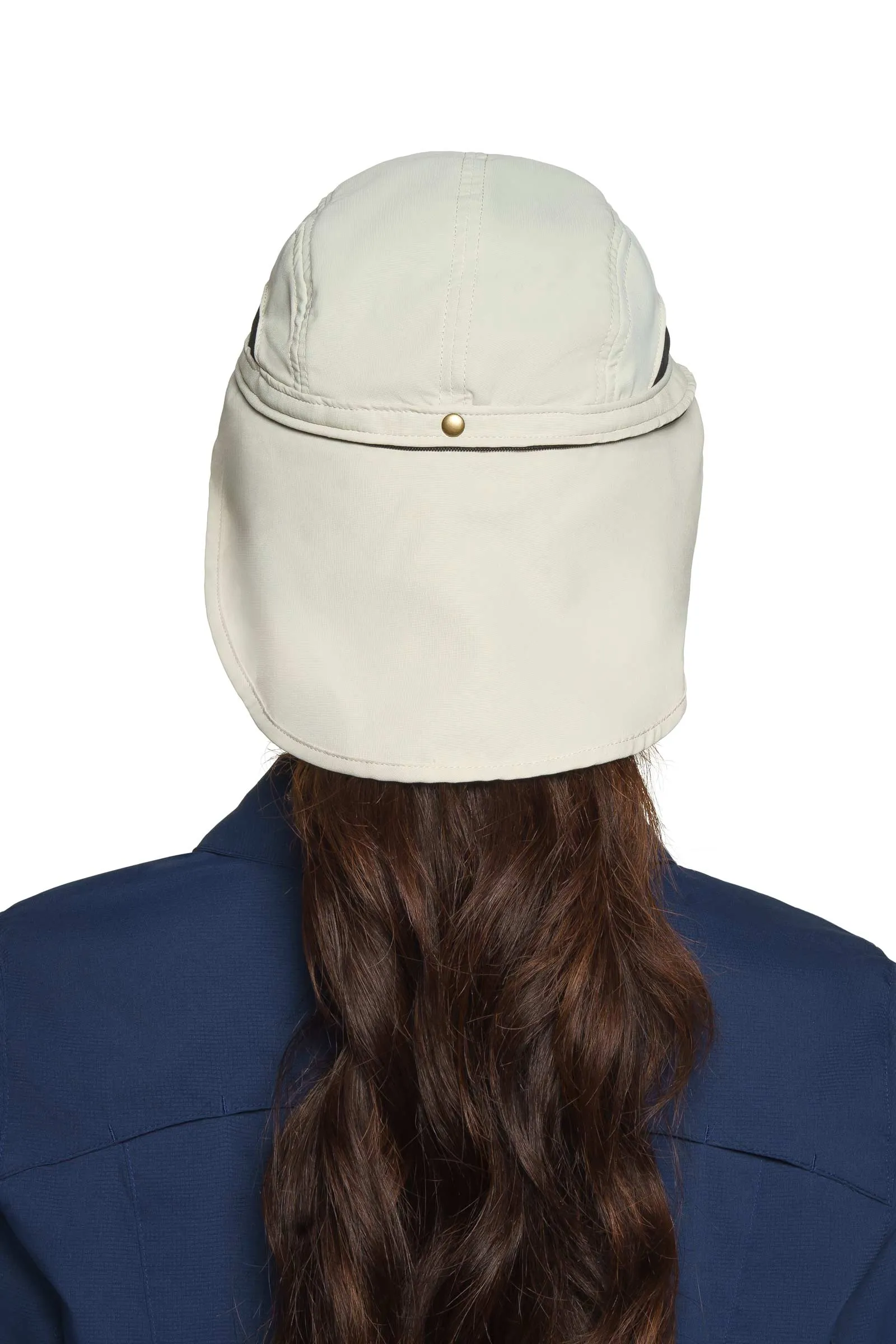Caleb Convertible Fishing Cap | Stone/Navy