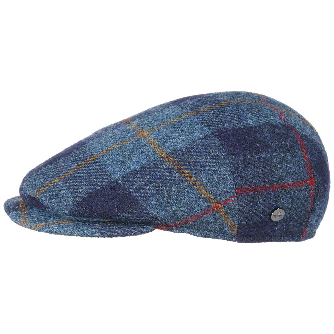 Capri Harris Tweed Flat Cap by Lierys