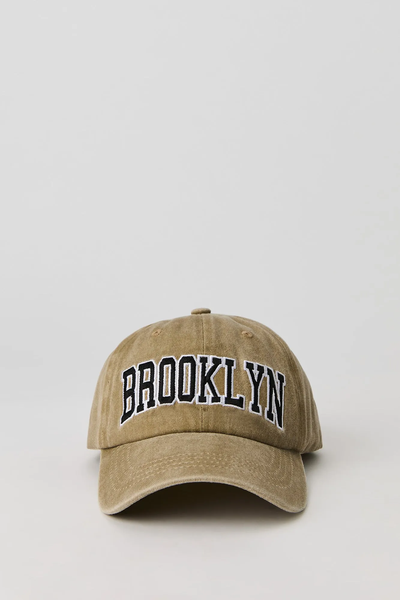 Casquette de baseball délavée avec motif brodé
