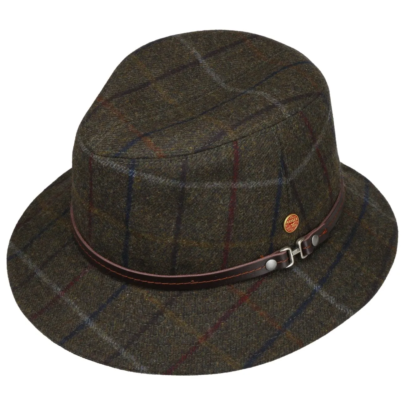 Check Bucket Wool Hat by Mayser