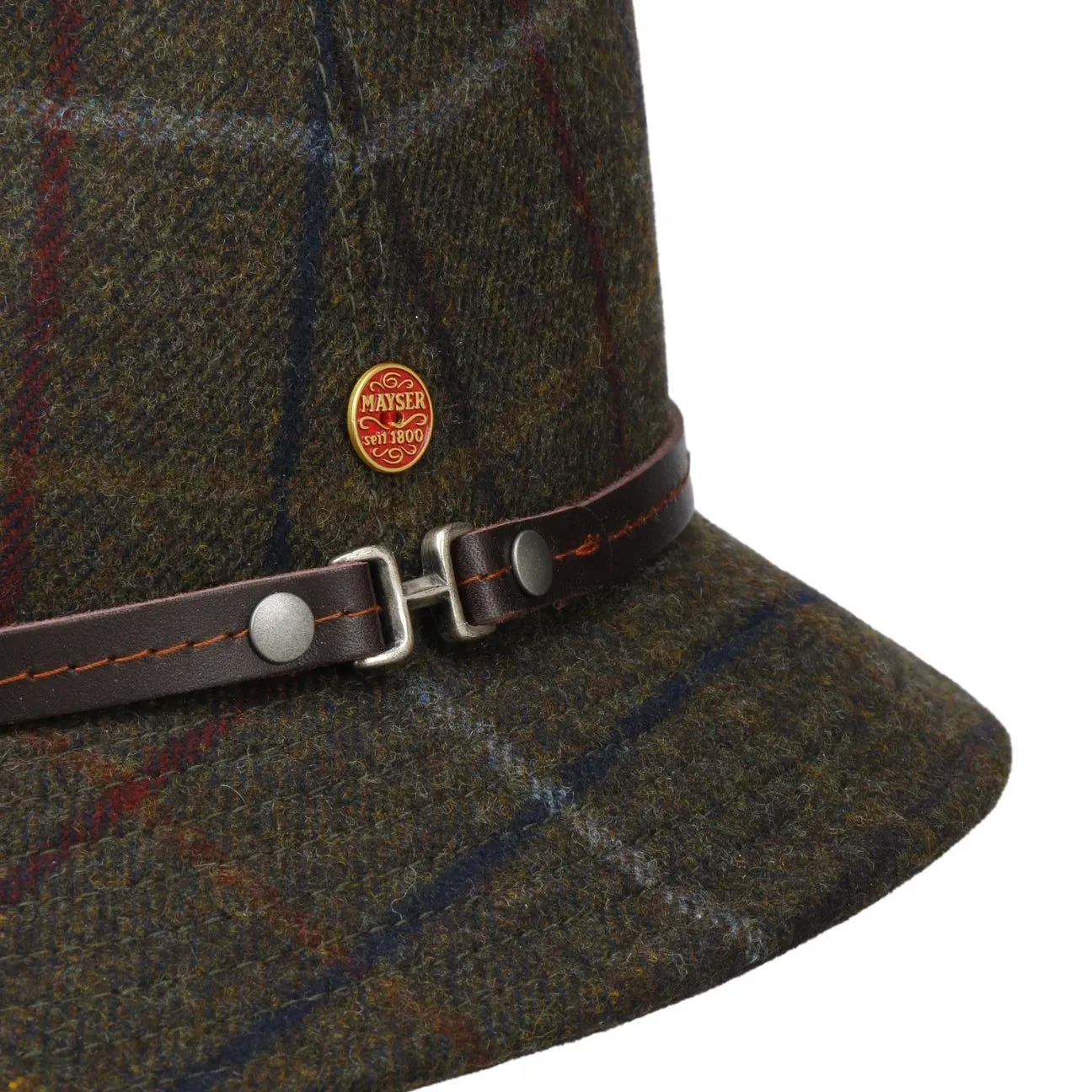 Check Bucket Wool Hat by Mayser