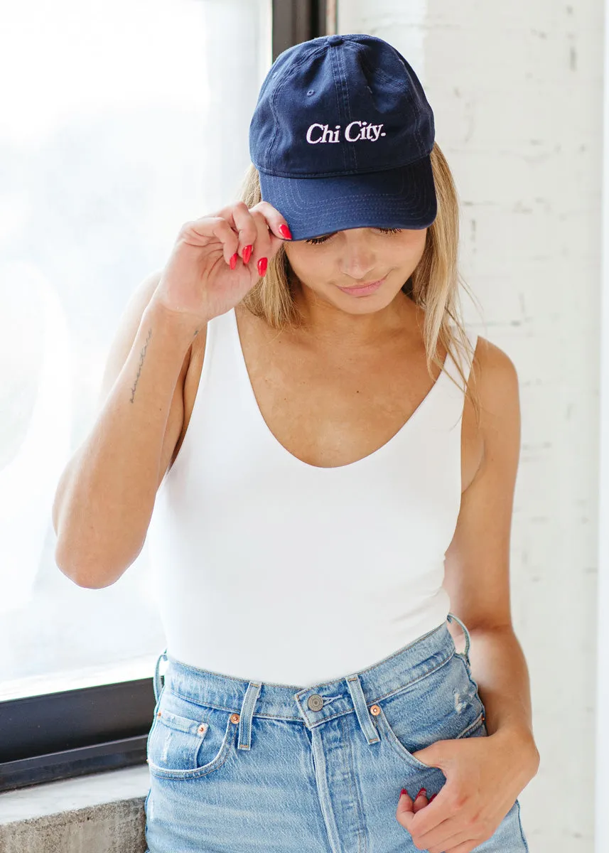 Chi City Dad Hat - Navy