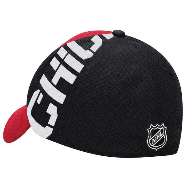 Chicago Blackhawks Youth Draft Structured Flex Fit Hat By Reebok