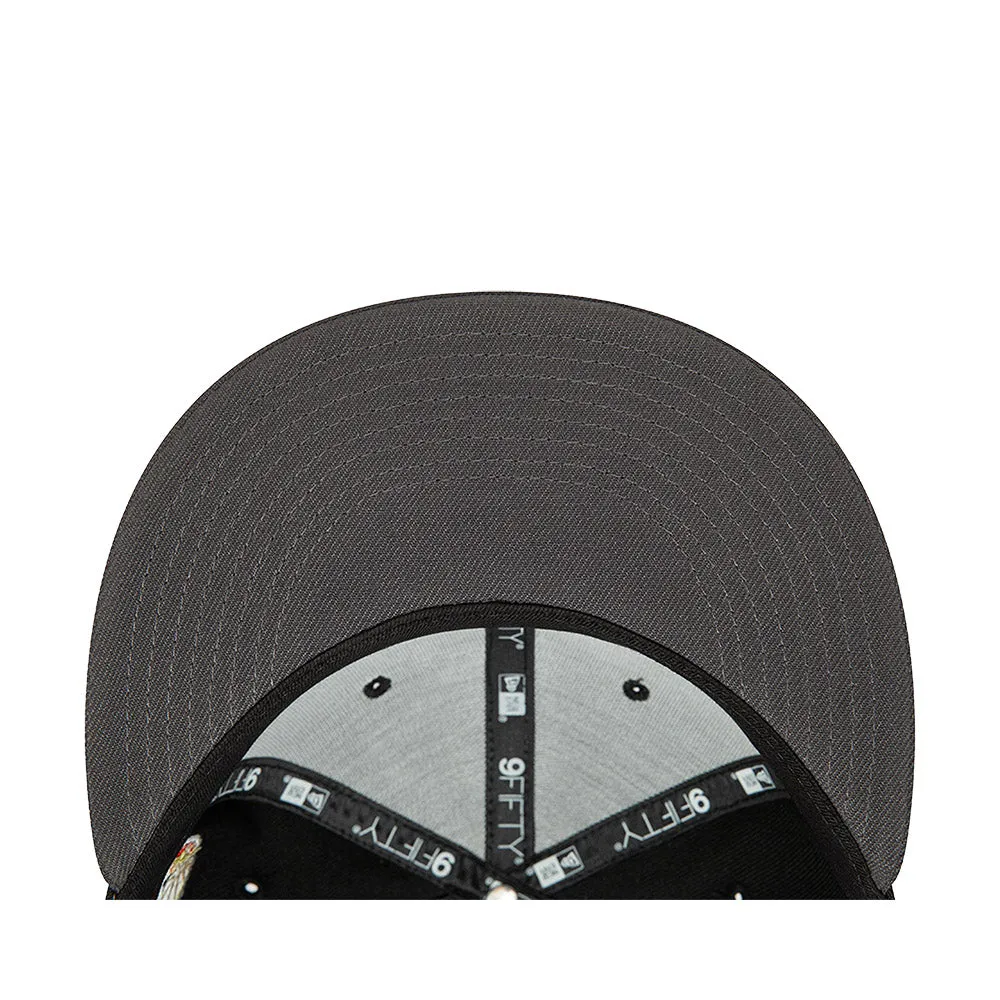 Chicago Bulls 9FIFTY NBA Floral Black Cap