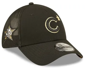 Chicago Cubs New Era 2022 All Star Game Black/Gold 39THIRTY Flex Fit Hat