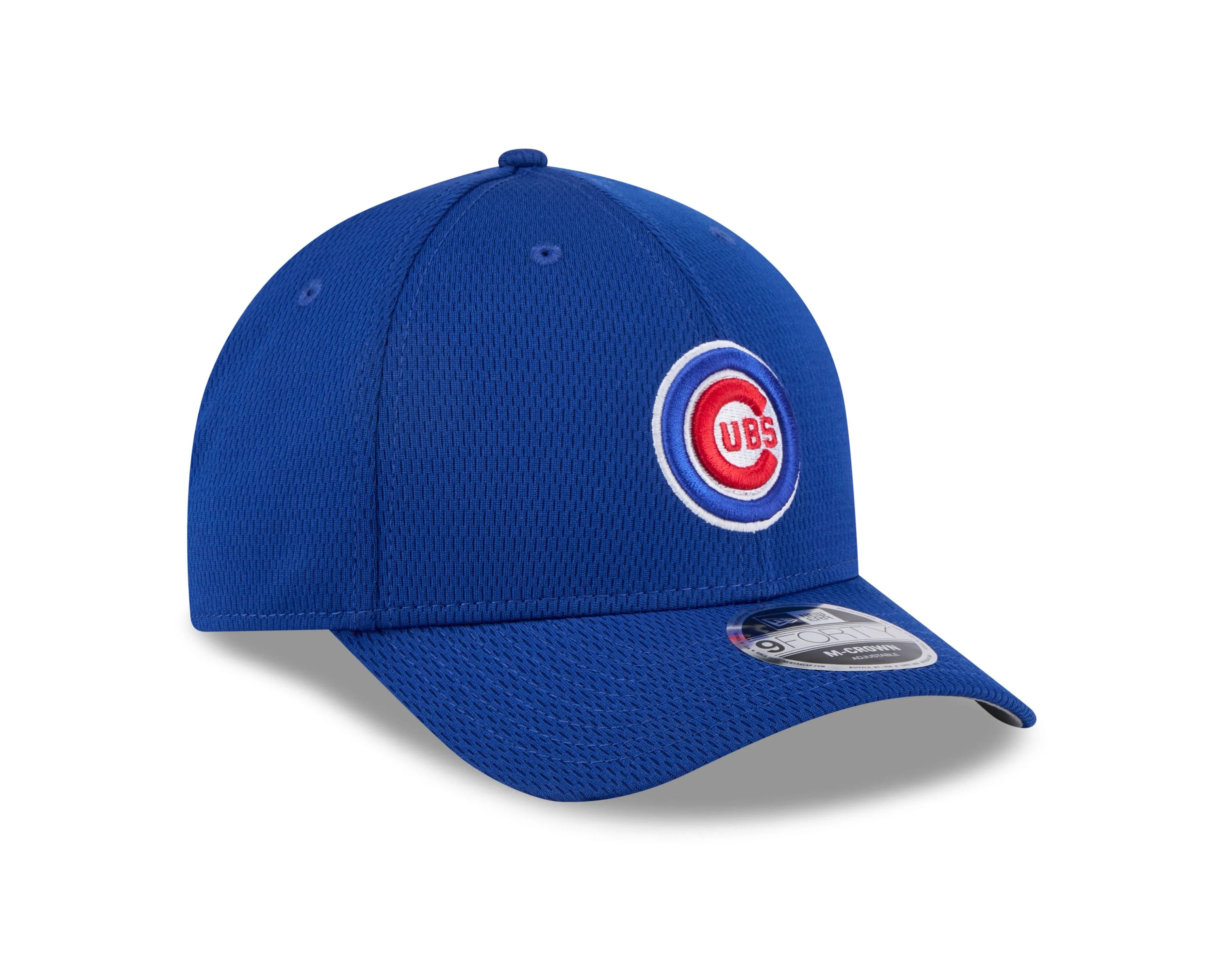 Chicago Cubs New Era Blue 2025 Clubhouse Bullseye Alternate M-Crown 9FORTY Adjustable Hat