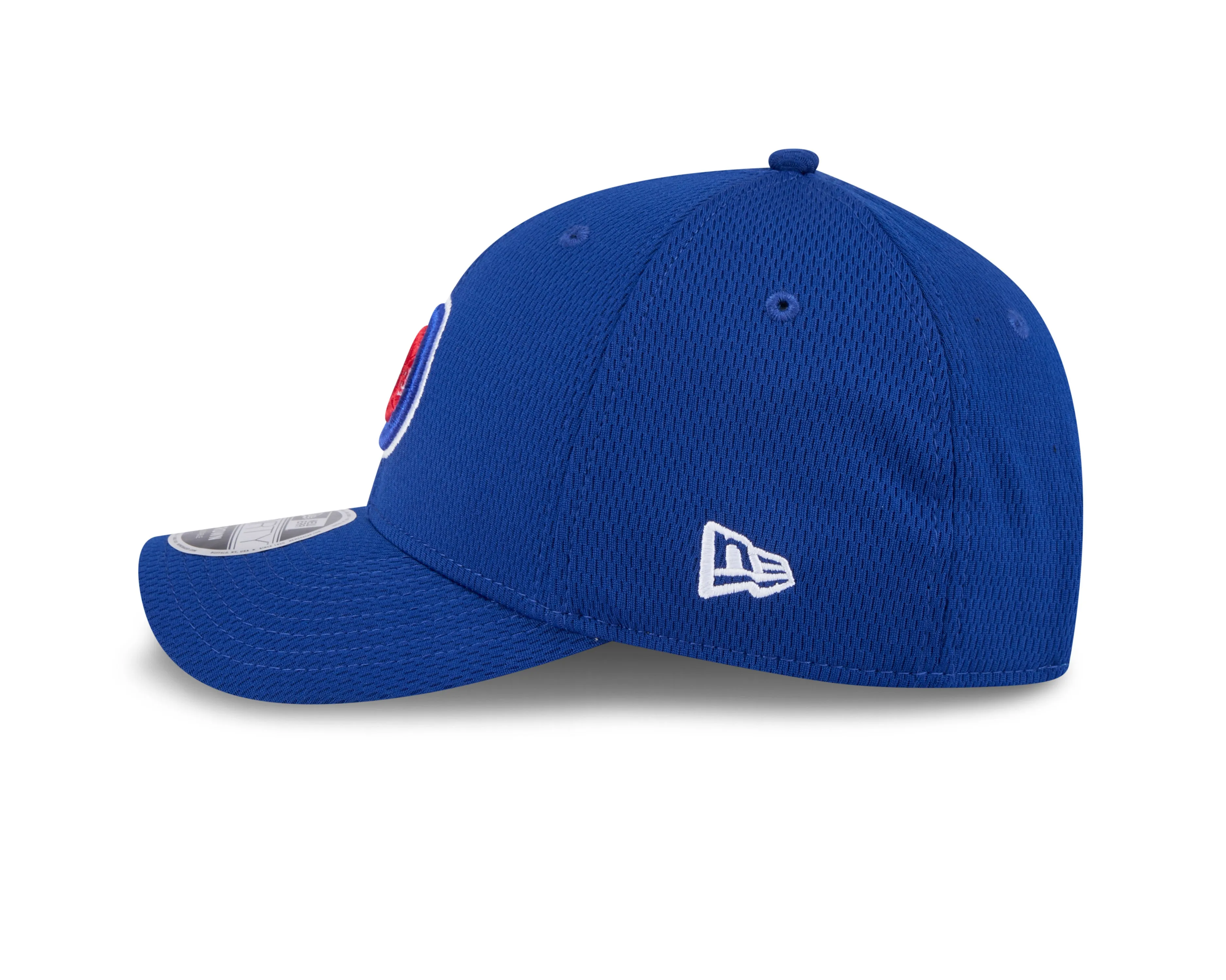 Chicago Cubs New Era Blue 2025 Clubhouse Bullseye Alternate M-Crown 9FORTY Adjustable Hat