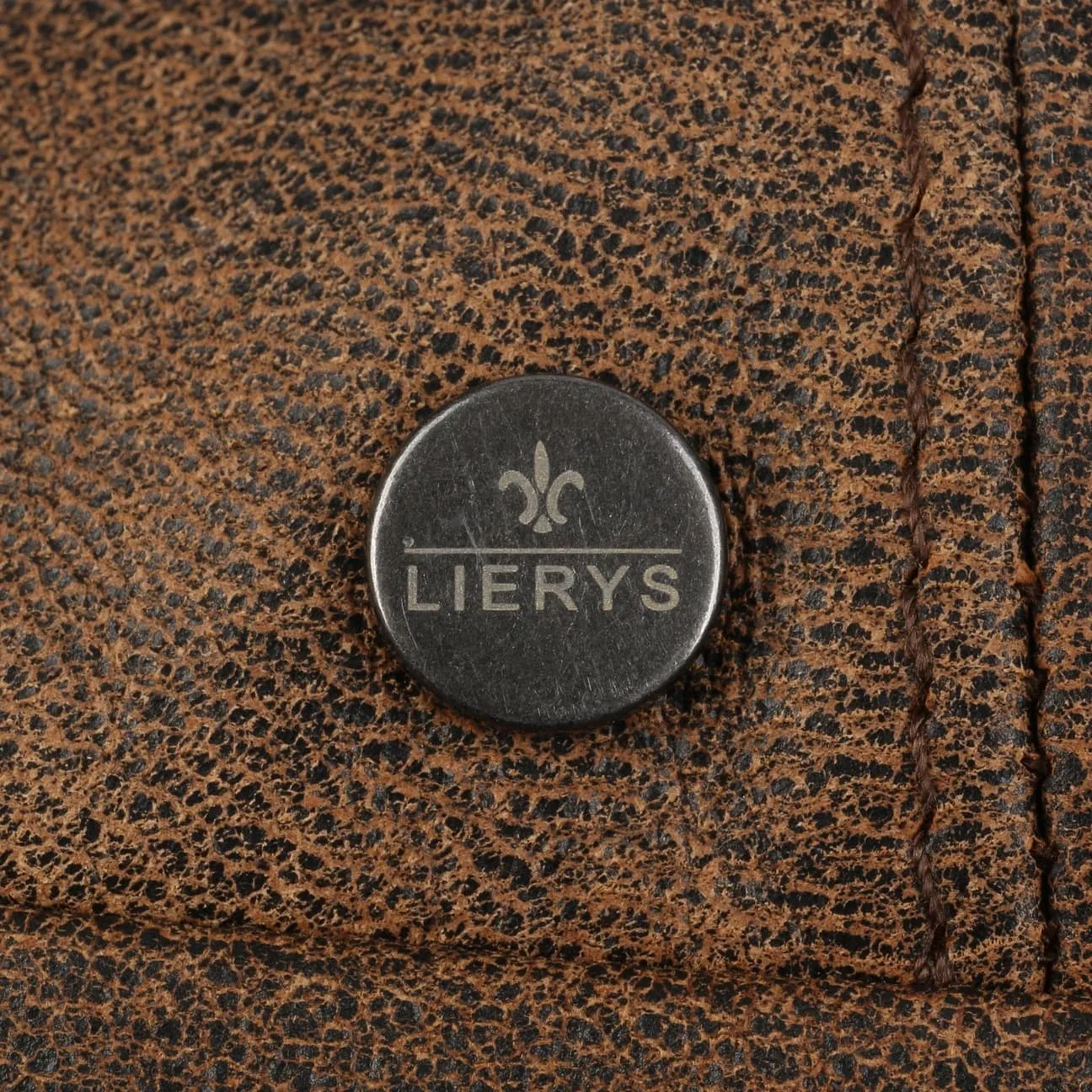 City Nappa Leather Flat Cap by Lierys