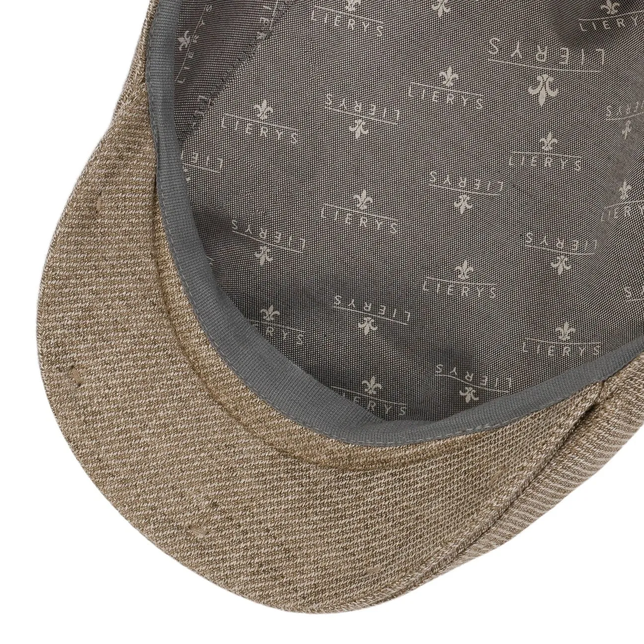 Classic Ivy Linen Flat Cap by Lierys