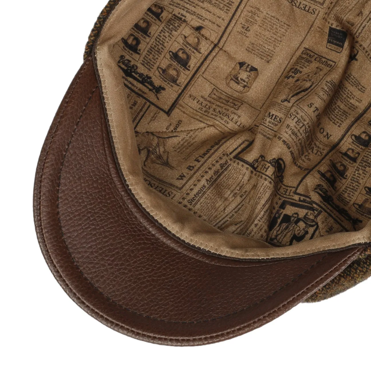 Classic Wool Riders Newsboy Cap by Stetson