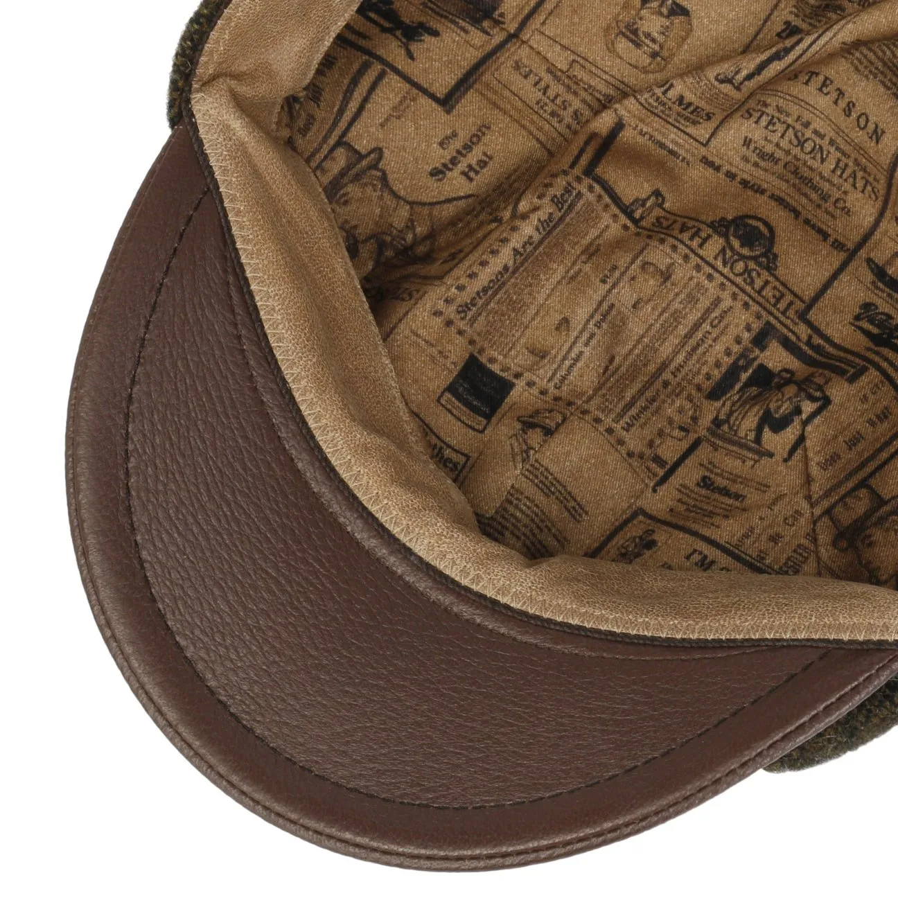 Classic Wool Riders Newsboy Cap by Stetson