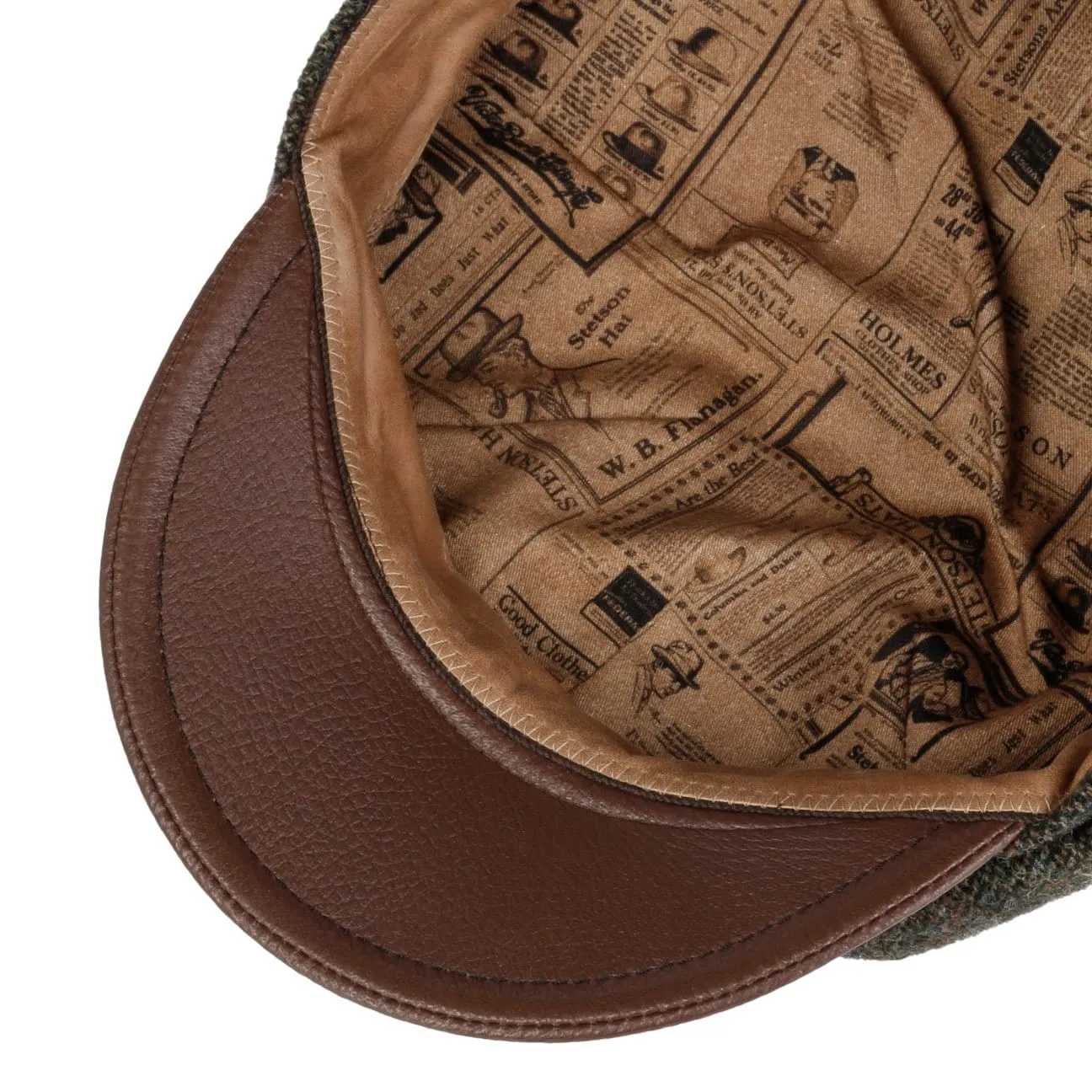 Classic Wool Riders Newsboy Cap by Stetson
