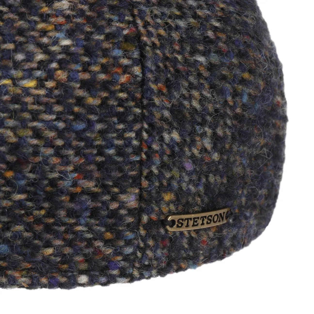 Colour Spots Driver Flat Cap by Stetson