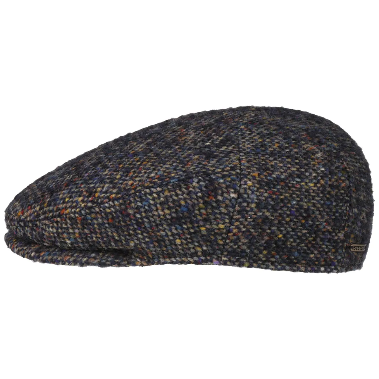 Colour Spots Driver Flat Cap by Stetson