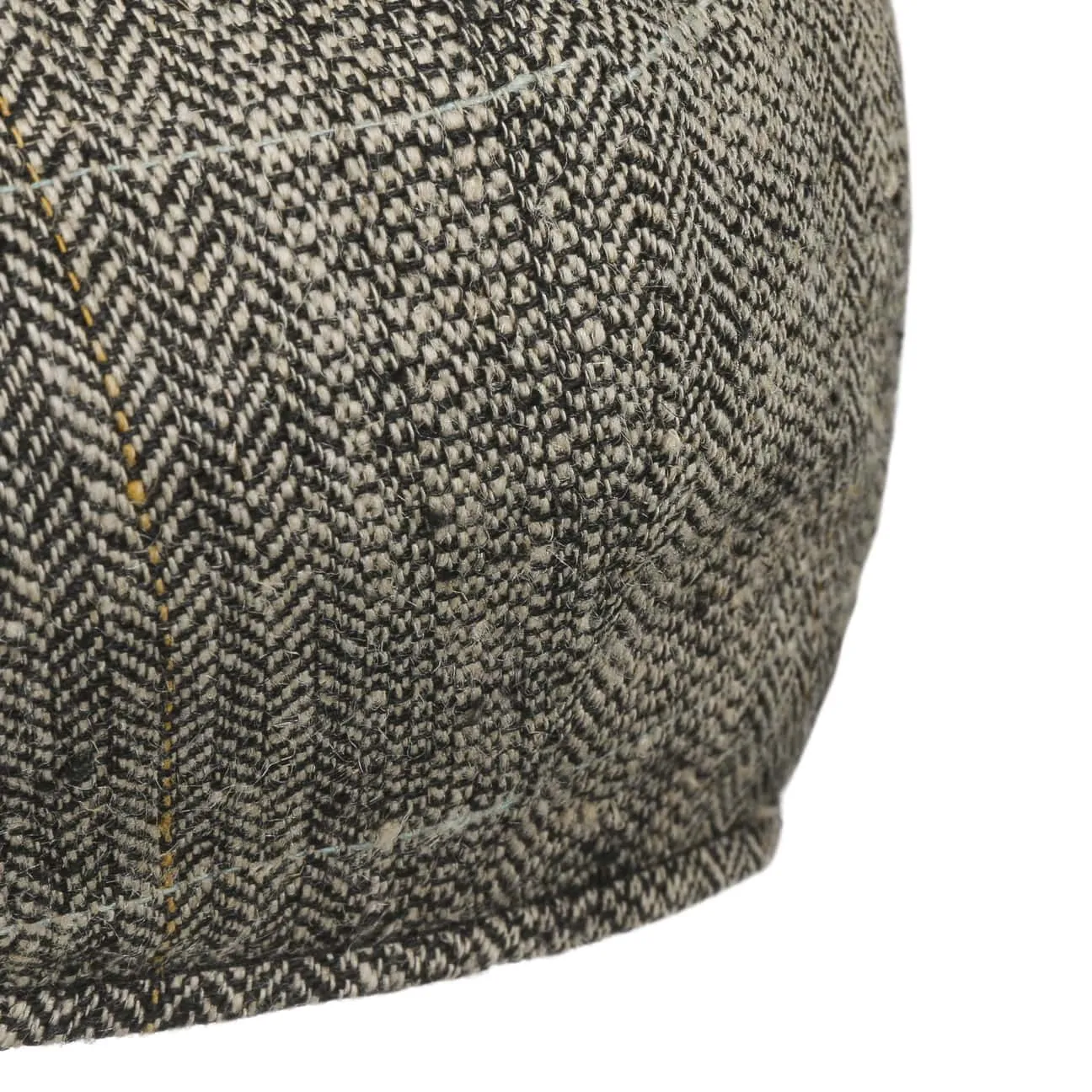 Coverton Herringbone Flat Cap by Stetson