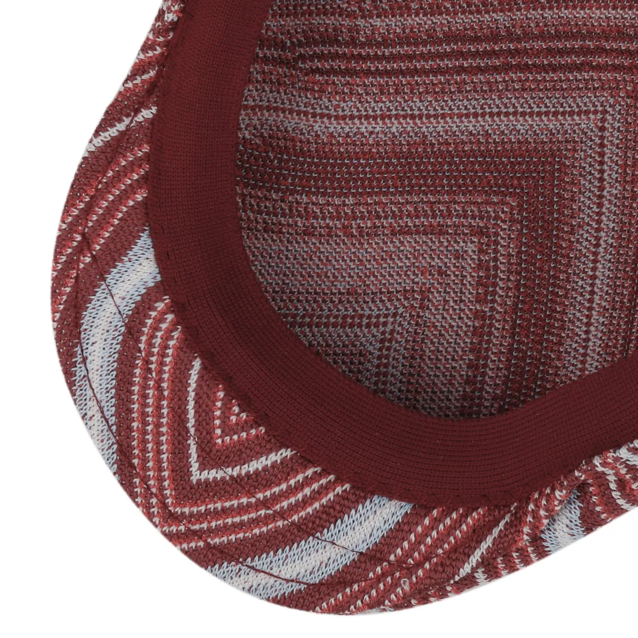 Diagonal Stripes Flat Cap by Kangol