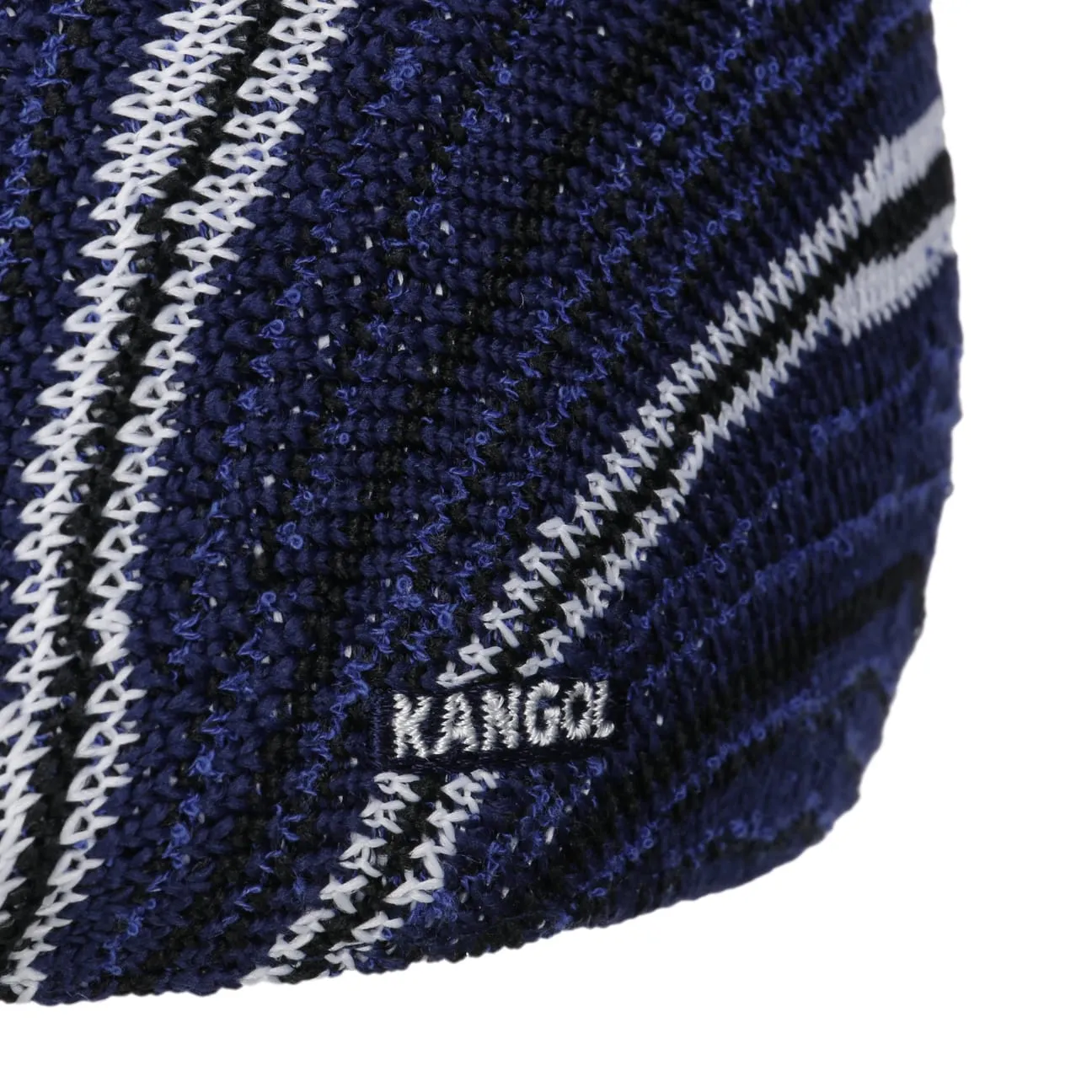 Diagonal Stripes Flat Cap by Kangol