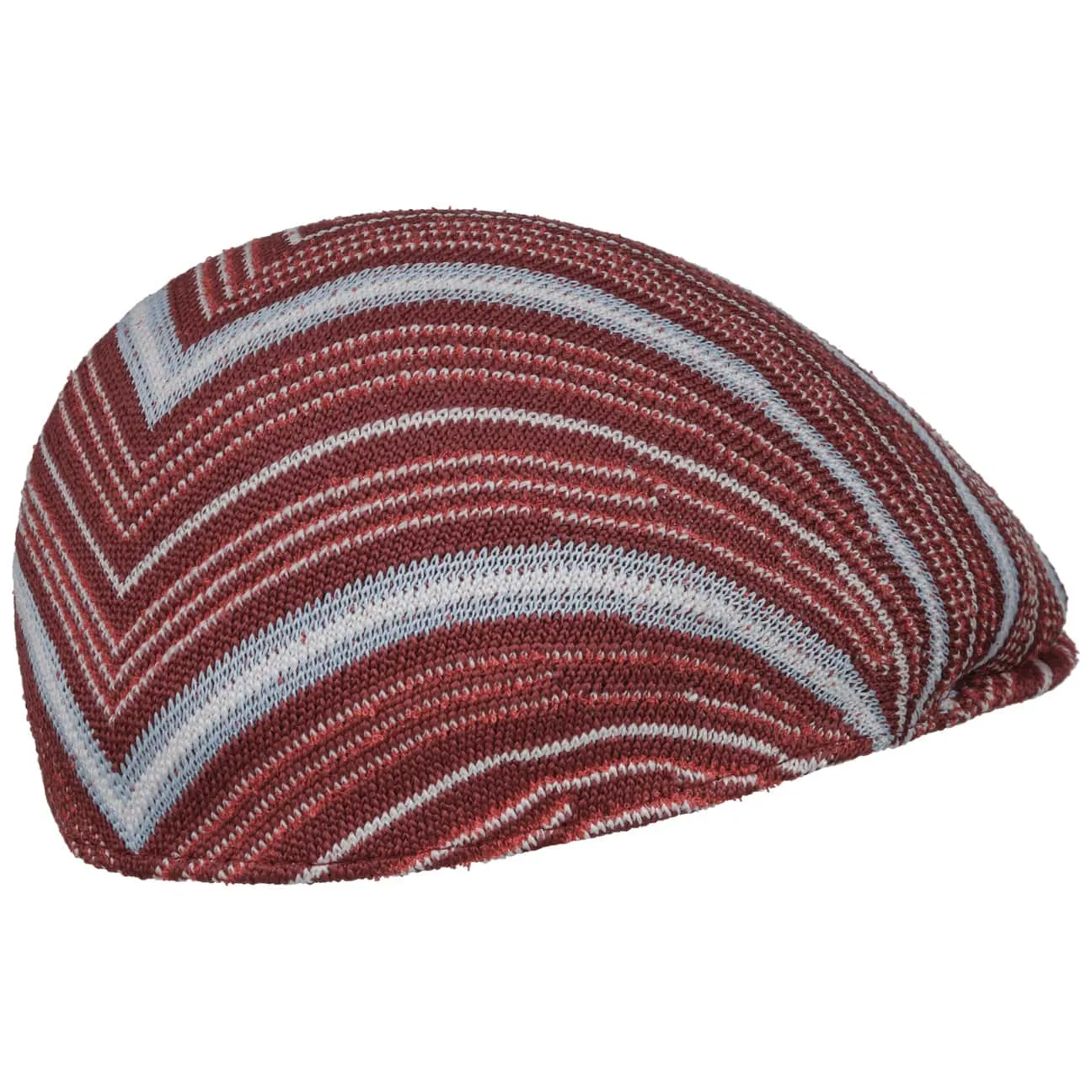Diagonal Stripes Flat Cap by Kangol