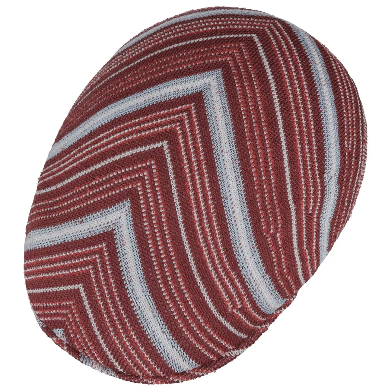 Diagonal Stripes Flat Cap by Kangol