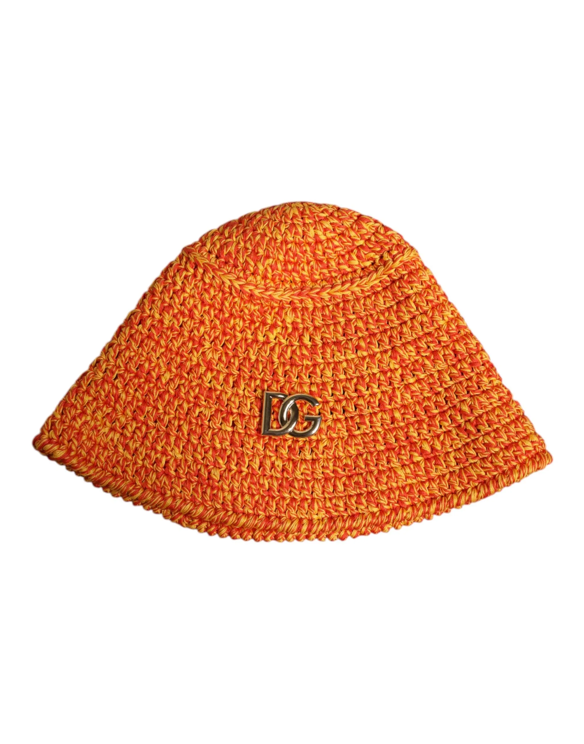 Dolce & Gabbana Cotton Crochet DG Logo Bucket Women's Hat