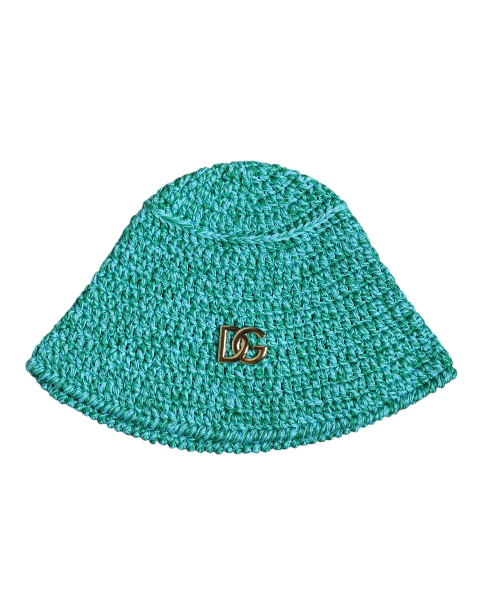 Dolce & Gabbana Cotton Crochet DG Logo Bucket Women's Hat