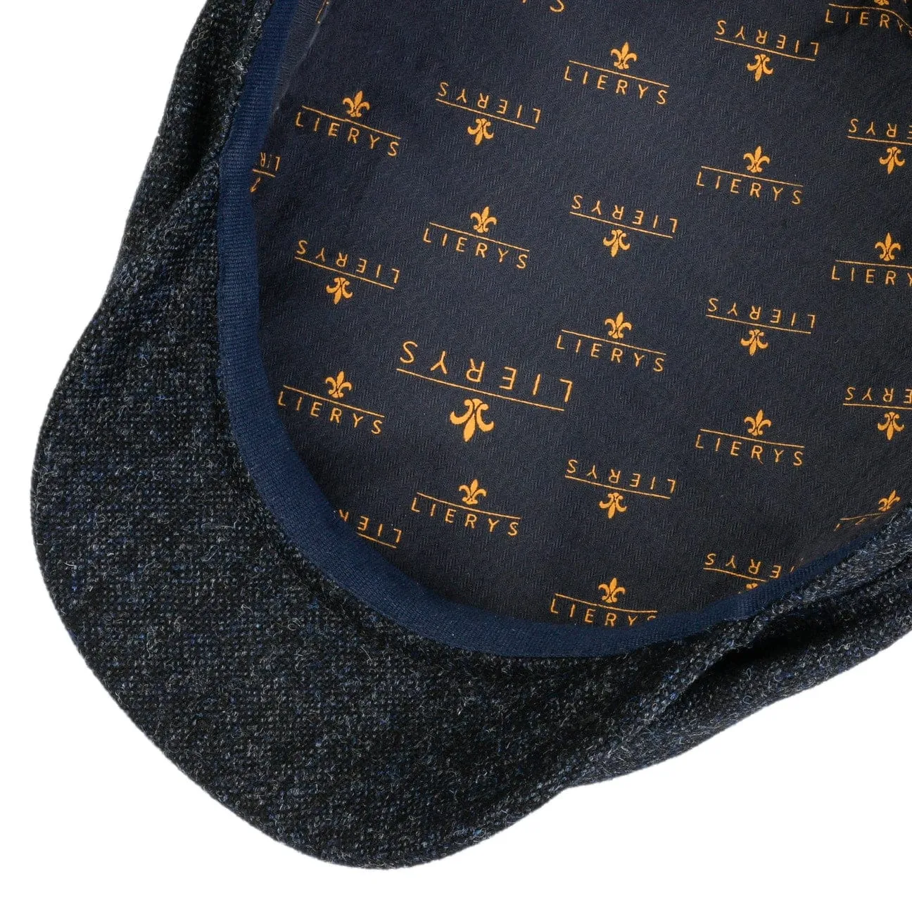 Dunlap Wool Driver Flat Cap by Lierys