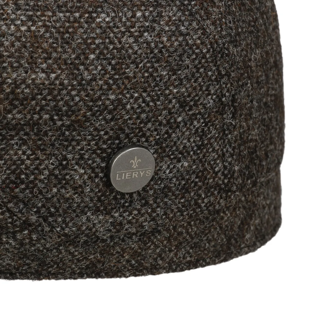 Dunlap Wool Driver Flat Cap by Lierys