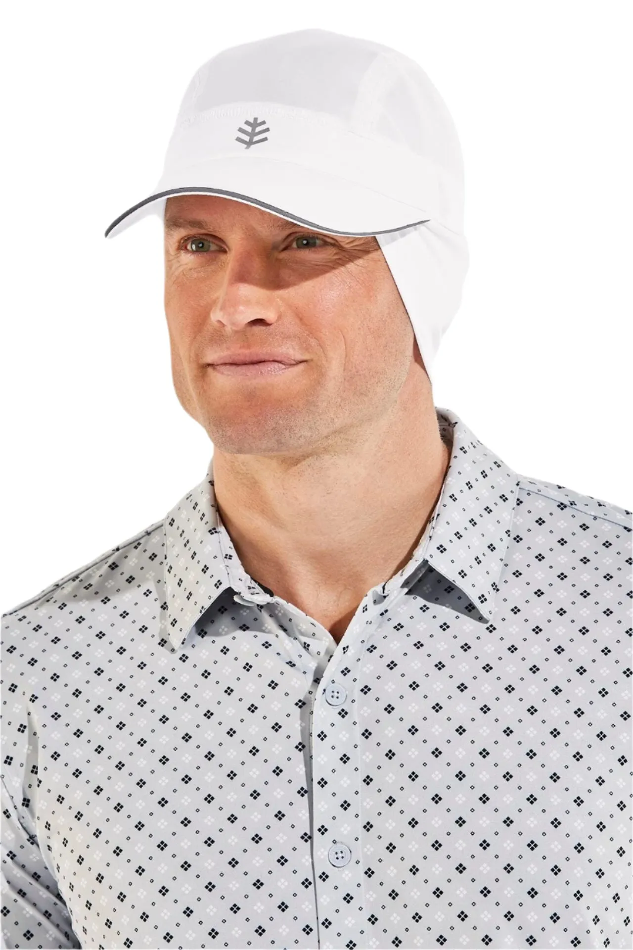 Emmet Convertible Ear Flap Cap | White