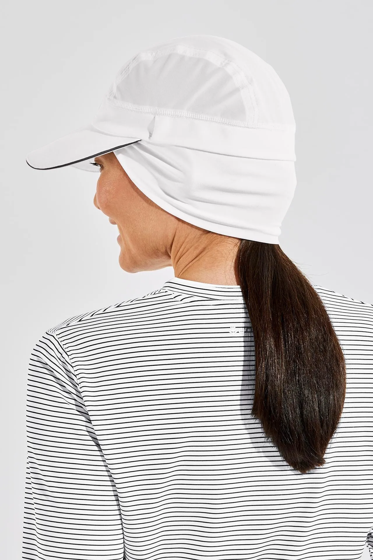 Emmet Convertible Ear Flap Cap | White
