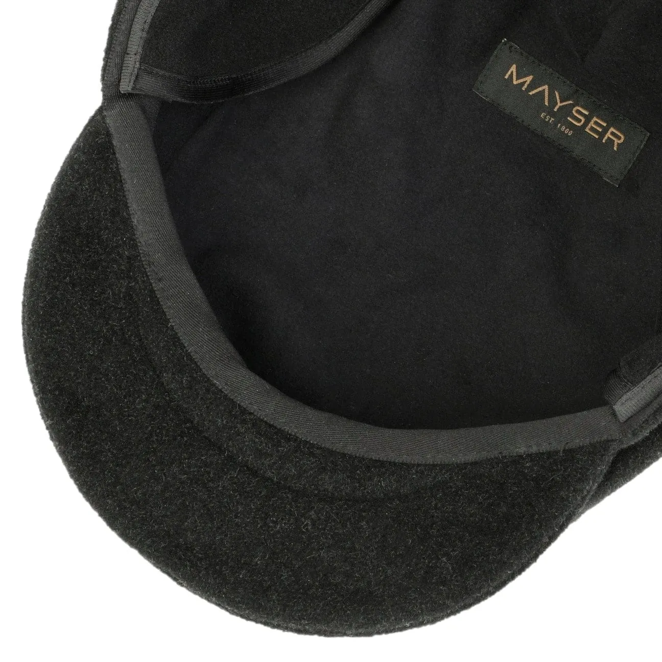 Felix Earflaps Flat Cap by Mayser