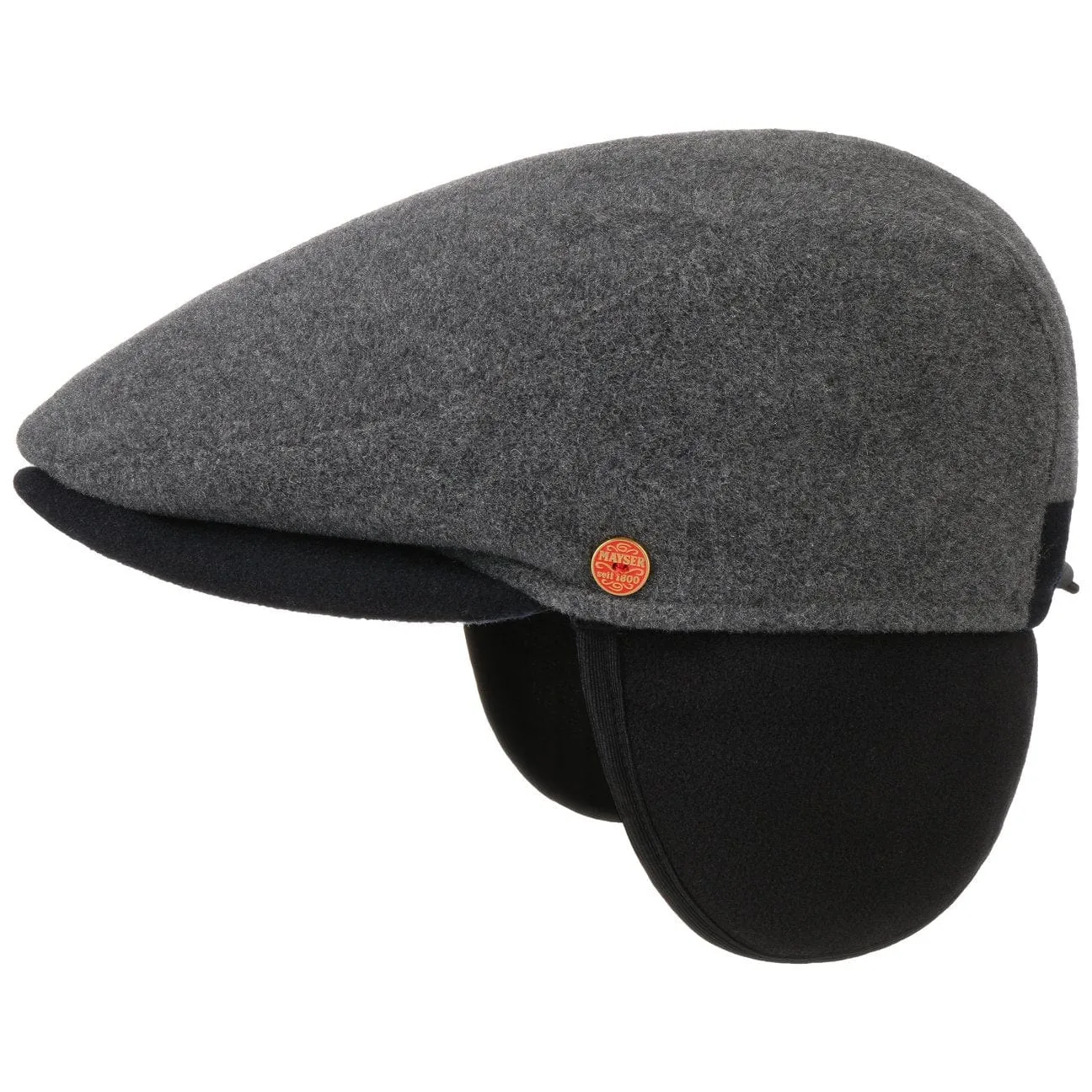 Felix Earflaps Flat Cap by Mayser
