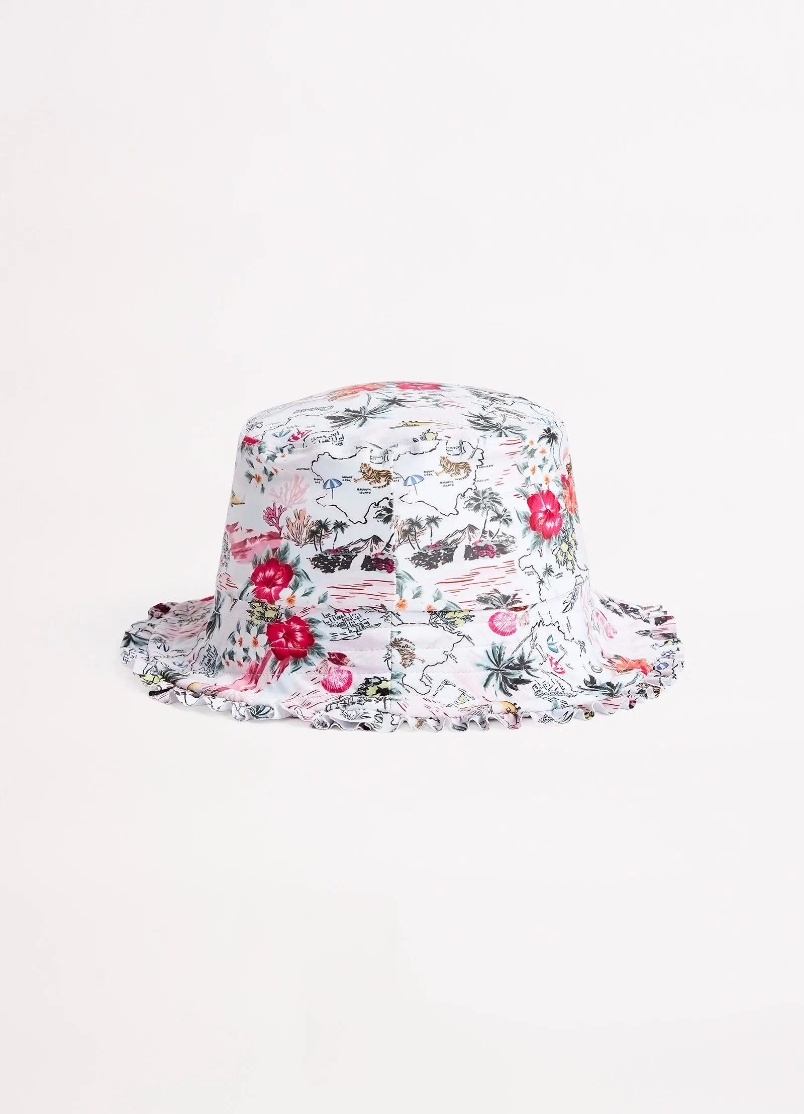 Girls Coast To Coast Bucket Hat  - Pink Coast