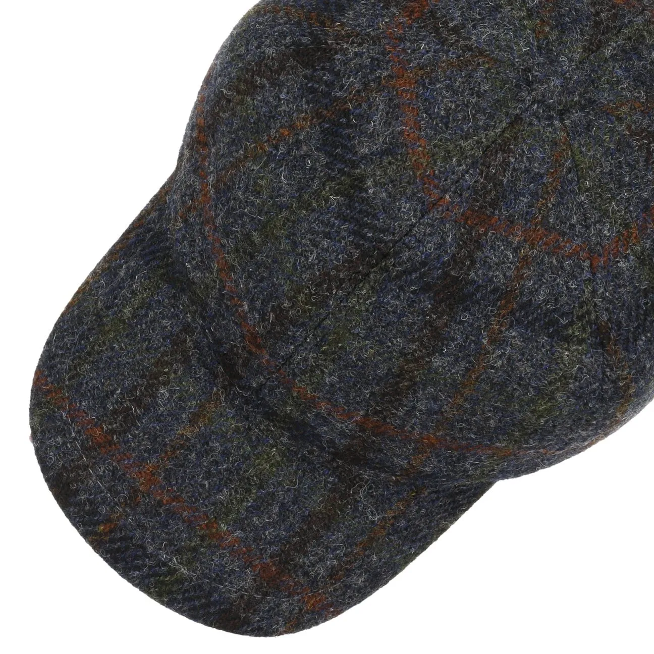 Harris Tweed Check Cap by Lierys Gold