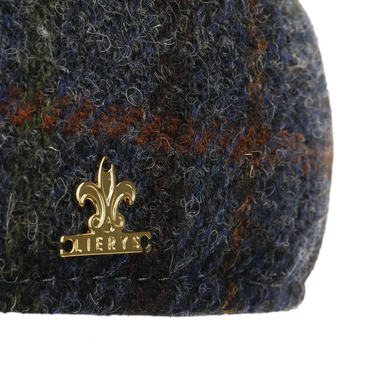 Harris Tweed Check Cap by Lierys Gold