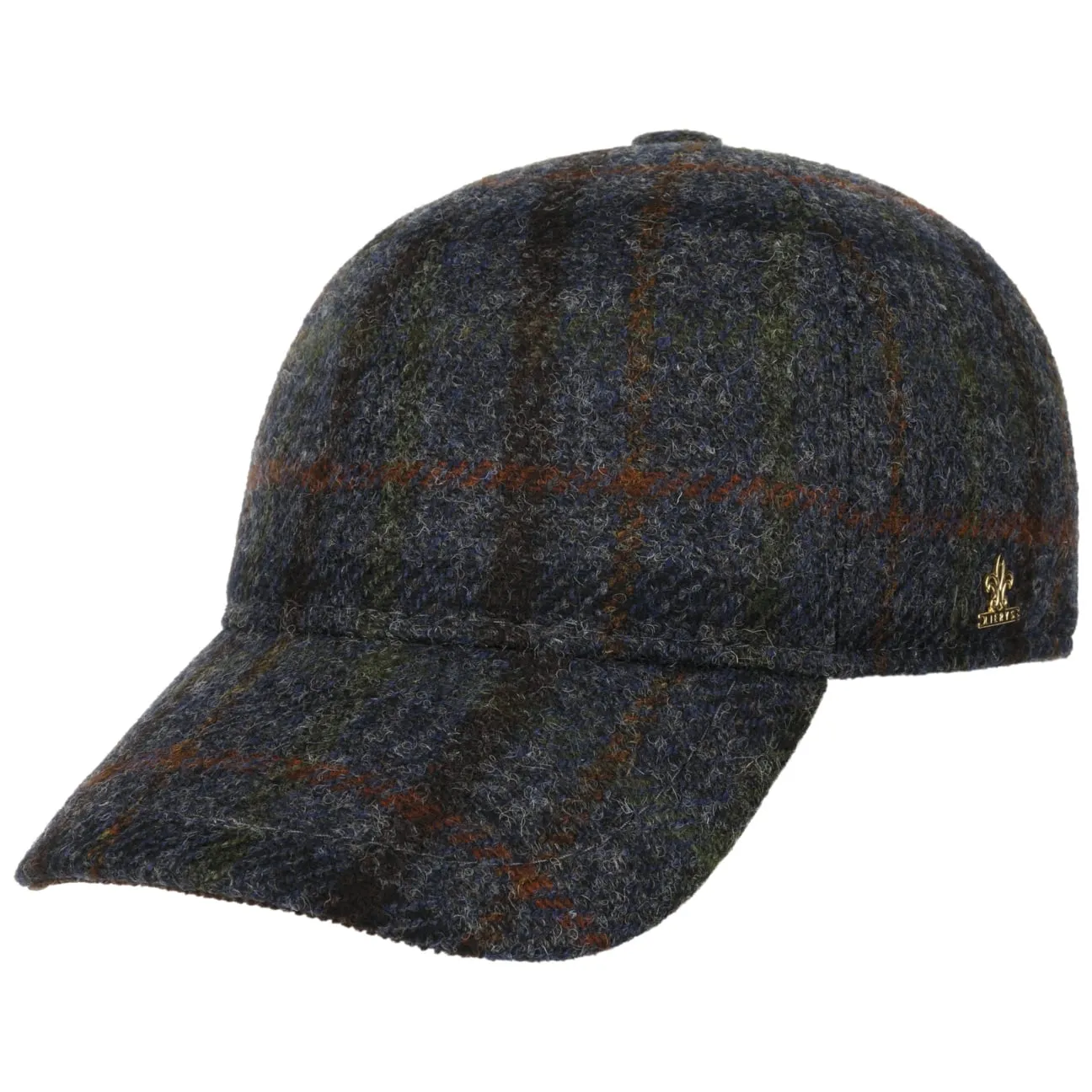 Harris Tweed Check Cap by Lierys Gold