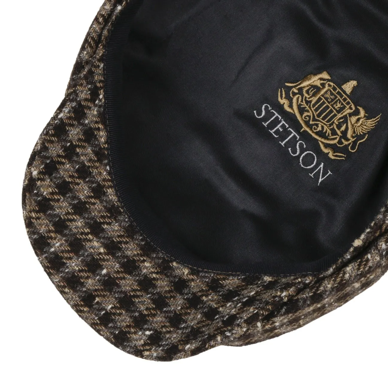 Hatteras Arminto Vichy Newsboy Cap by Stetson
